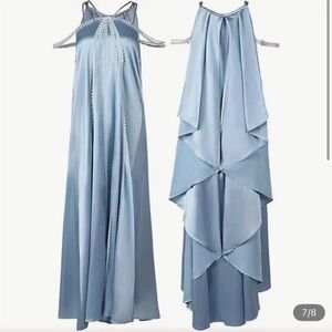 Padme Blue Evening Gown